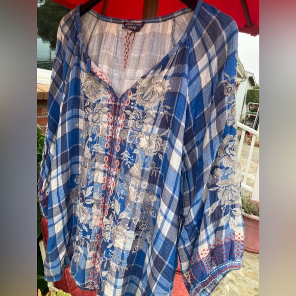 Johnny Was Workshop split back top - Picture 6 of 7